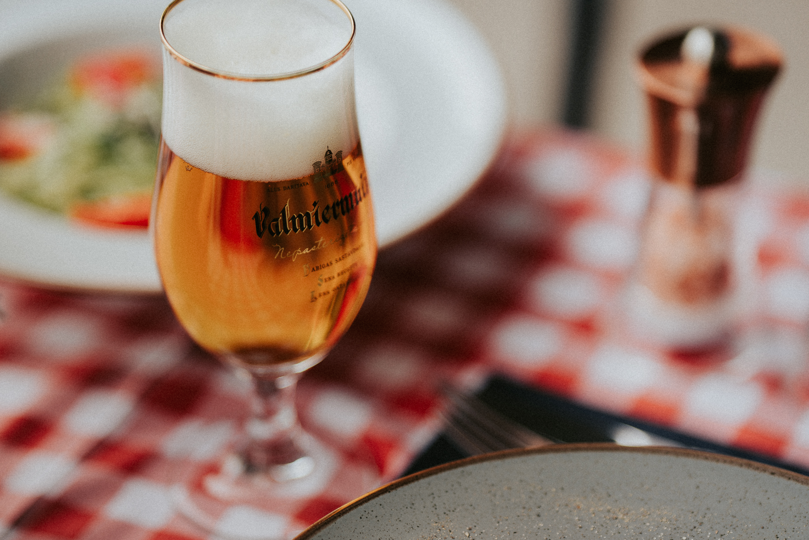 Valmiermuiža beer at ORO Pizza